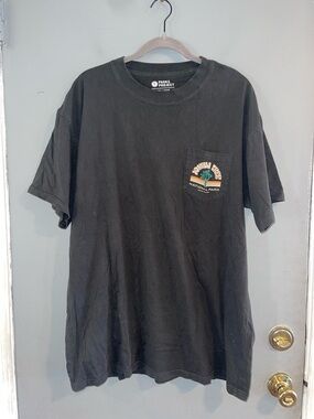 Parks Project Faded Black Joshua Tree Pocket Graphic Tee Size XXL
